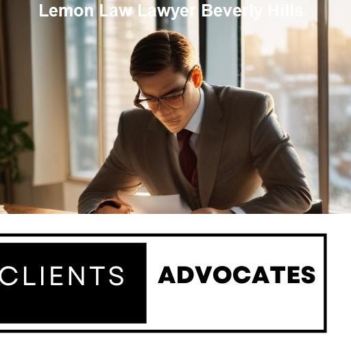 Choosing the Right Lawyer for Your Lemon Law Case - Clients Advocates Beverly Hills