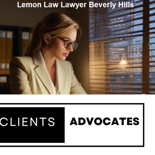 Why Beverly Hills Lemon Law Lawyers Stand Out - Clients Advocates Beverly Hills